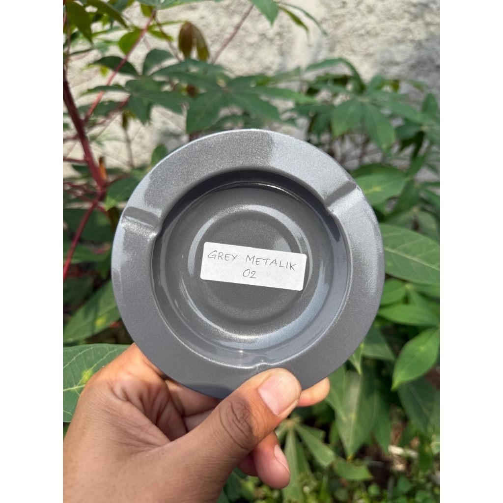 Cat Powder Coating Grey Metalic 02