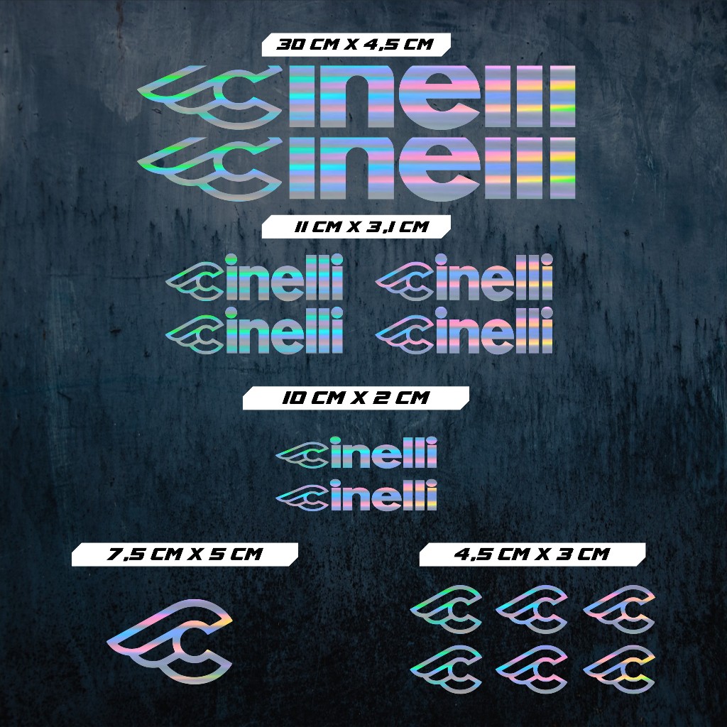 Decal Frame CINELLI Road bike MTB Sticker Cutting Roadbike