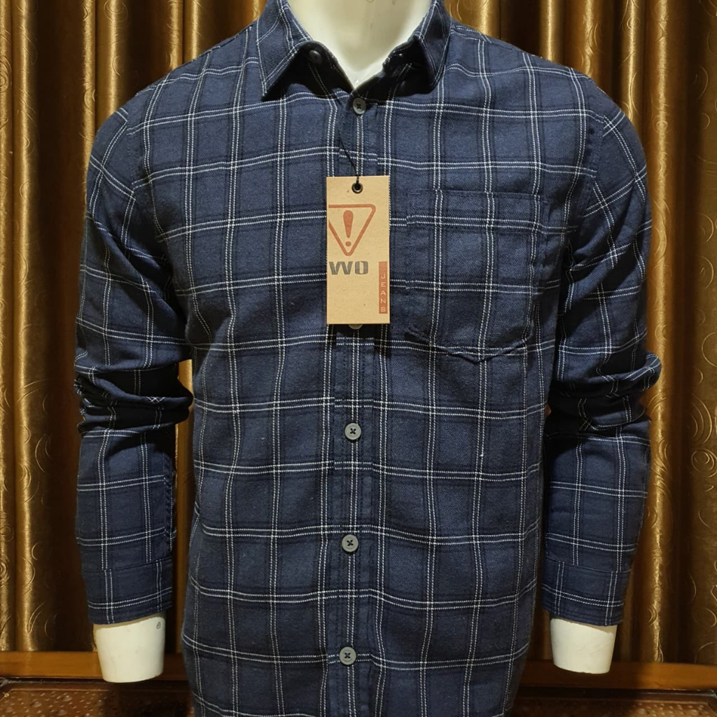 Watchout Kemeja Lengan Panjang Kotak-kotak