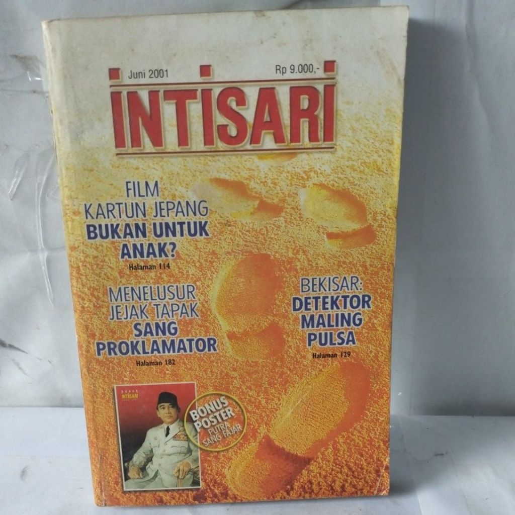 Majalah bekas INTISARI Juni 2001 no 456