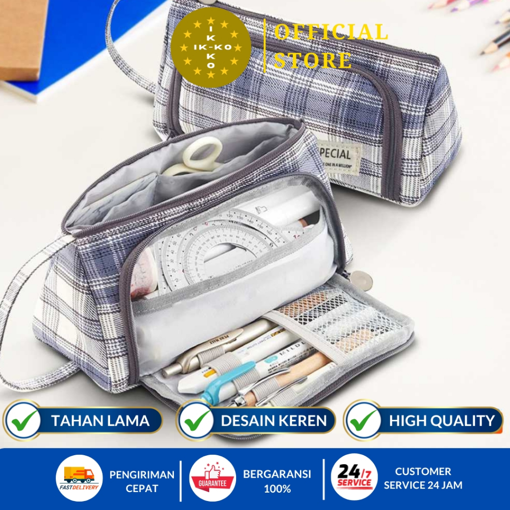 

IK-KO Tempat Pensil Pencil Case Pouch Stationery High Quality