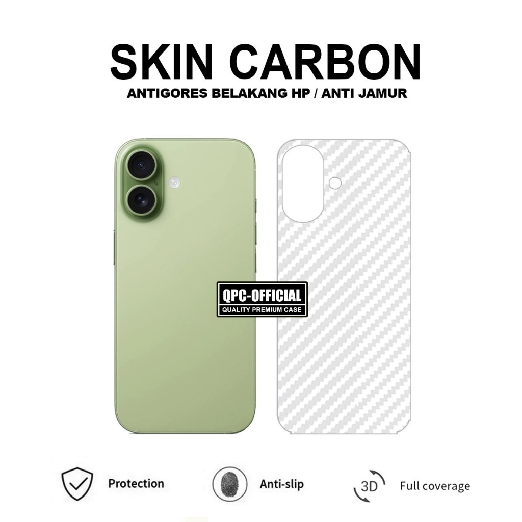 Skin Carbon Iphone 17 Iphone 17 Pro Iphone 17 Air Iphone 17 Pro Max Antigores Garskin Pelindung Bela