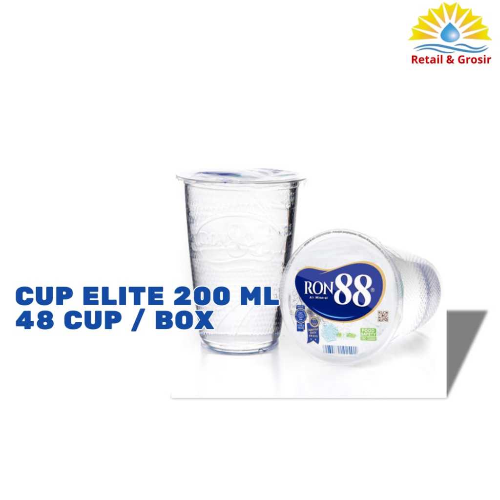 RON 88 Gelas Elite 200ml (isi 48cup)
