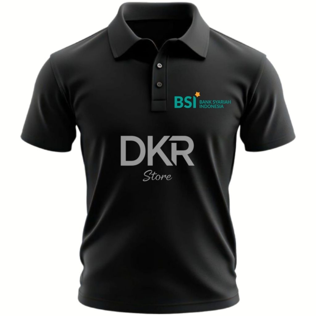BAJU BSI BANK SYARIAH INDONESIA POLO TSHIRT BSI AKHLAK KAOS BSI BANK SYARIAH INDONESIA INSTANSI BUMN