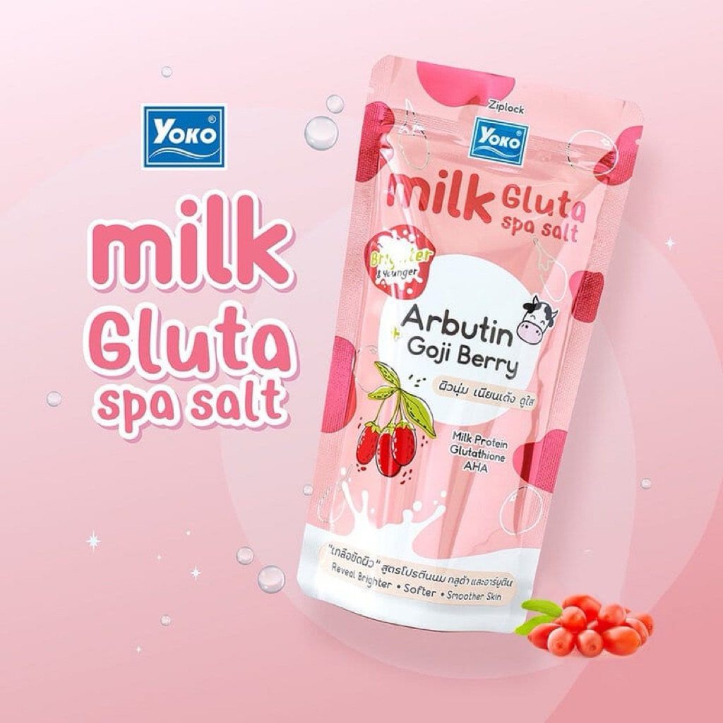 MILK GLUTA SPA SALT ORIGINAL THAILAND