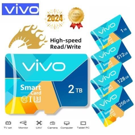 Original ViVo sd card U3 A1 Class 10 Micro card 2TB 1TB 512GB 256GB 128GB 64GB 32GB high-speed SD TF
