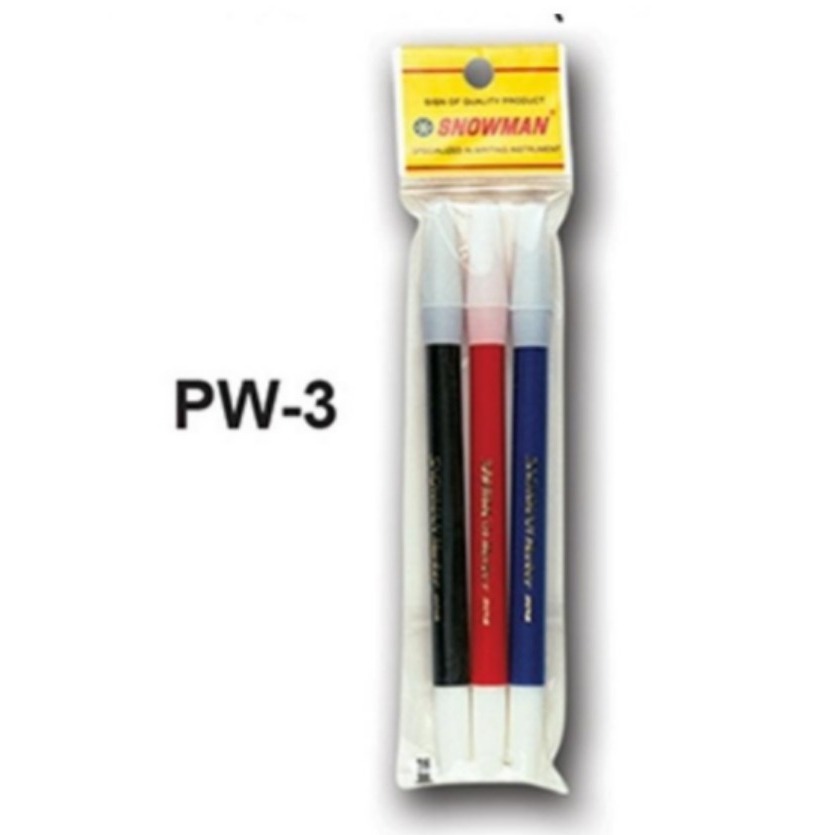 SNOWMAN SPIDOL PW 3 WARNA  & 6 WARNA ( 1 SET )