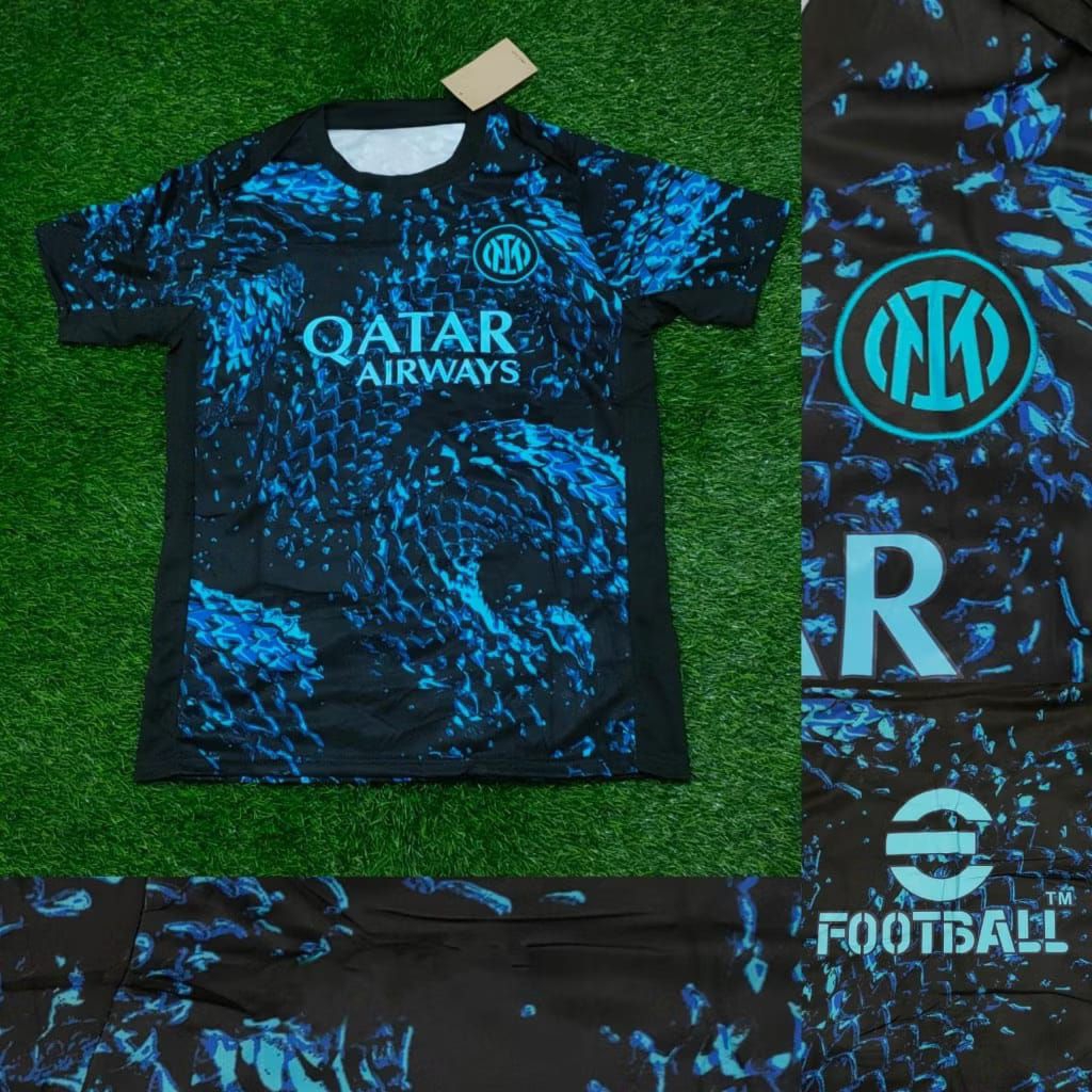"JERSEY BAJU BOLA INTER PREMATCH NEW 2025/2026 TERBARU SEPAK BOLA HIGHT QUALITY.