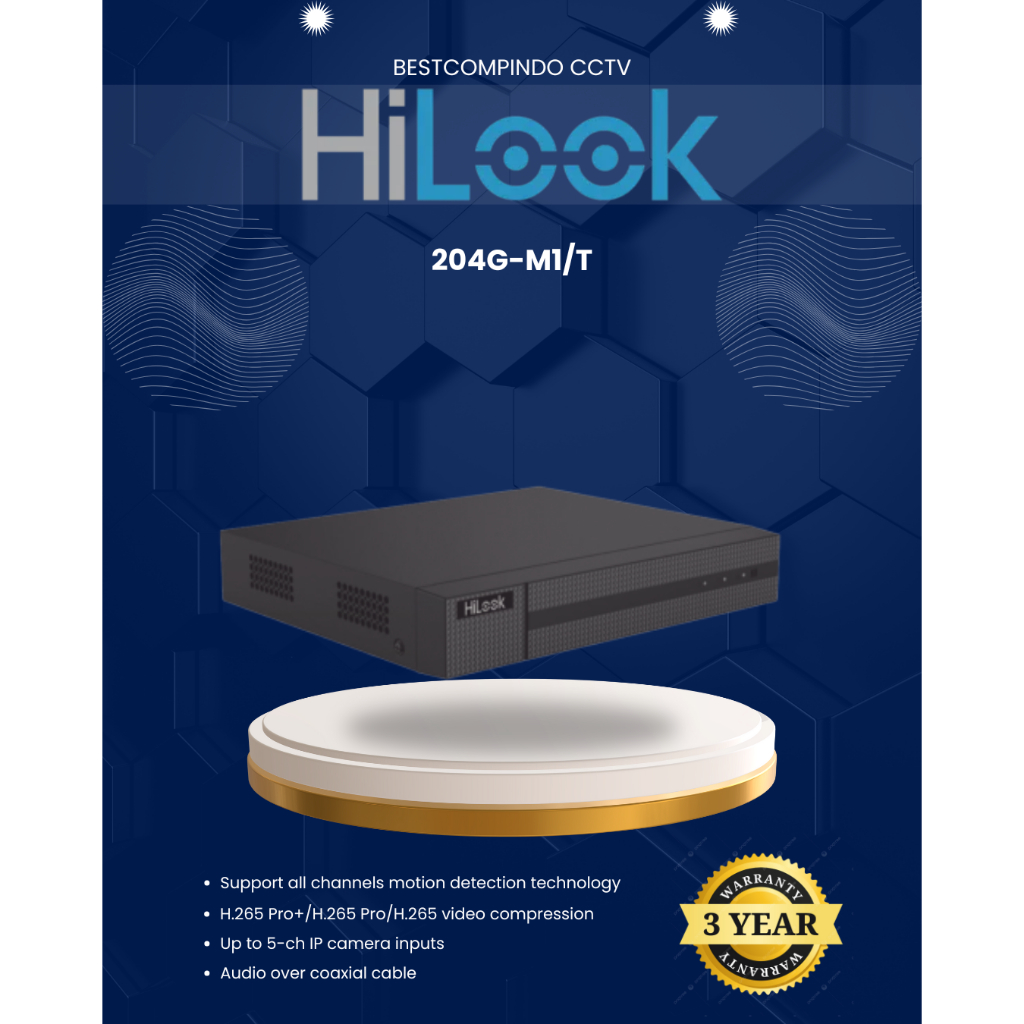 DVR HILOOK 204G-M1/T | DVR CCTV HILOOK
