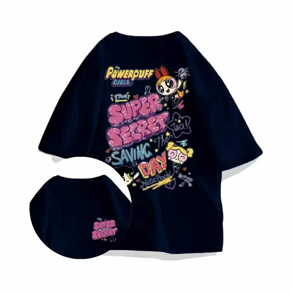 KAOS KARTUN POWERPUFF GIRL KATUN