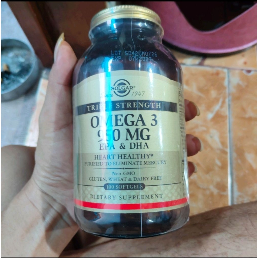 solgar omega 3 950 mg EPA & DHA 100.softgel