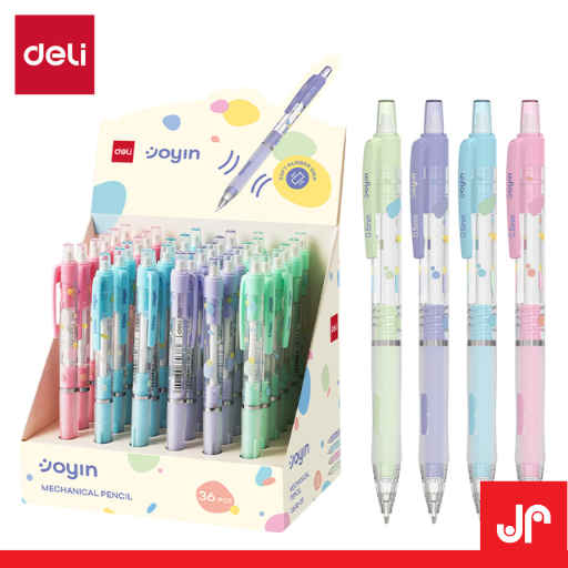 

DELI PENCIL MEKANIK TIP 0.5MM / PENSIL MEKANIK DELI 0.5MM/ MECHANICAL PENCIL DELI