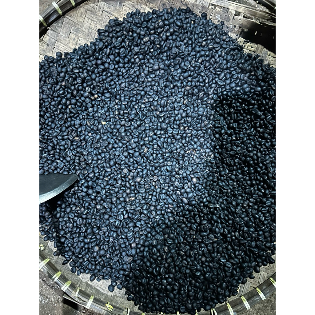 Biji kopi sangrai khas lampung☕️