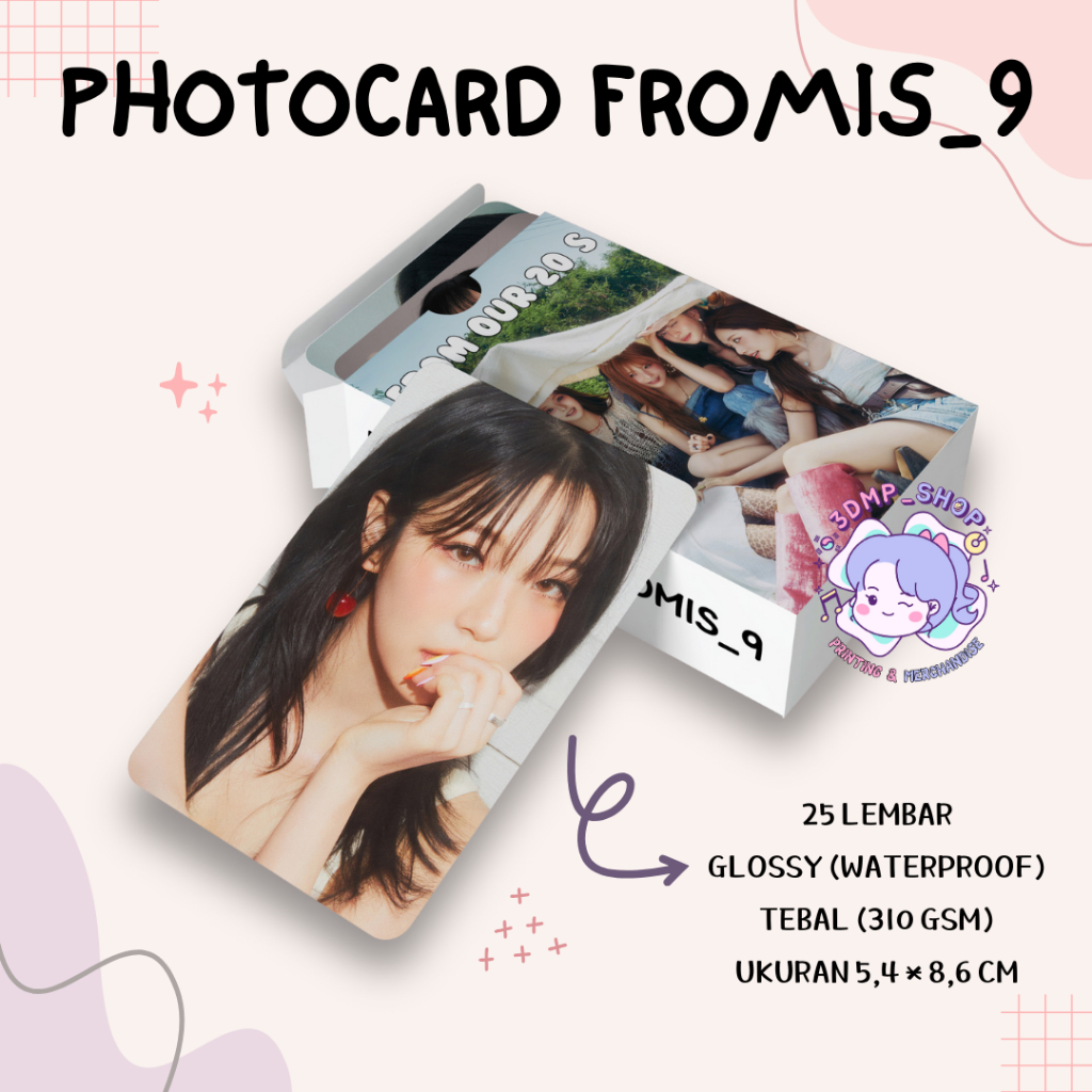 [25 lembar] photocard lomocard photo card fromis 9 fromis_9 fromis9 unlock my world Supersonic heat