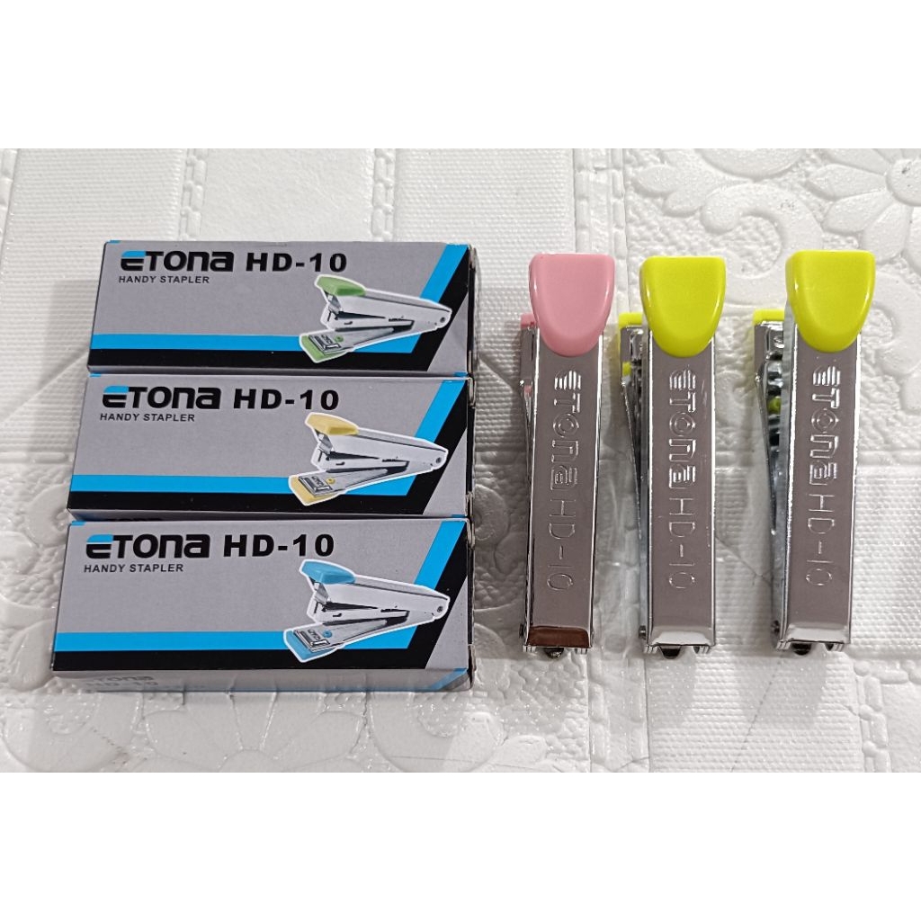 

Hekter/stapler/hand stapler etona HD-10 dijual harga satuan