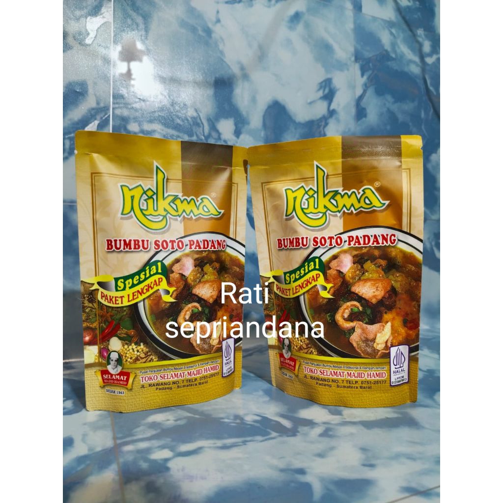 Bumbu Soto Padang lengkap H. Selamat
