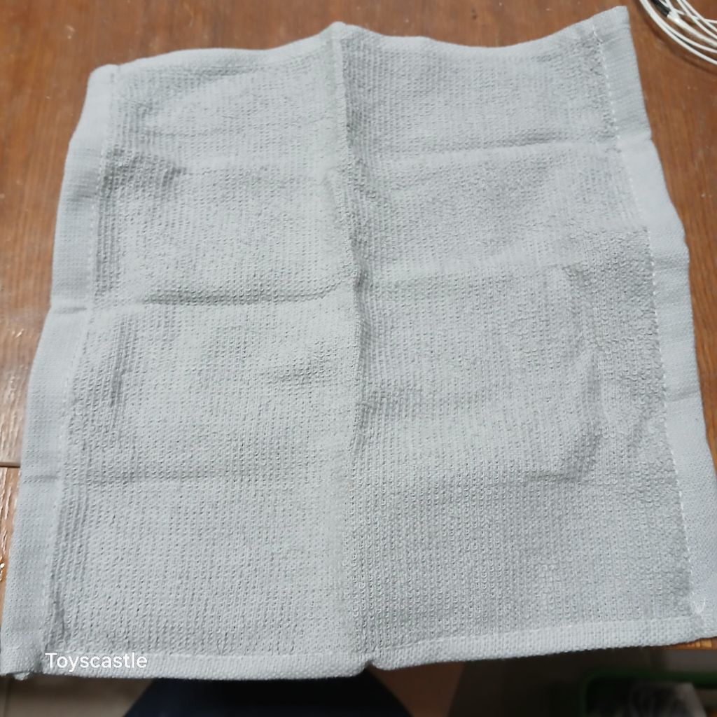 Handuk katun abu muda  25x25cm handuk muka face towel handuk sapu tangan