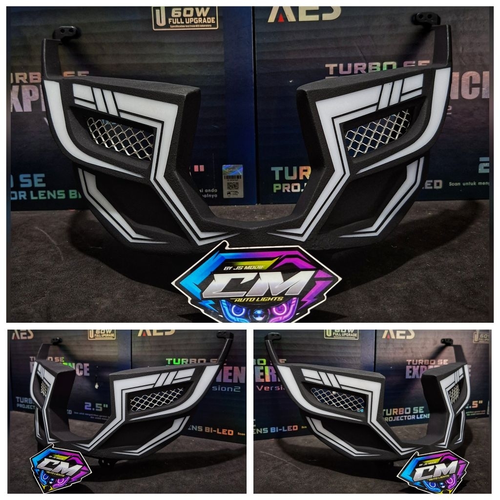 FRAME LAZY EYES LAMPU ALIS FRAME LAZY BILED FRAME CUSTOM SINGLE BILED AES EXPERIENCE YAMAHA NMAX OLD