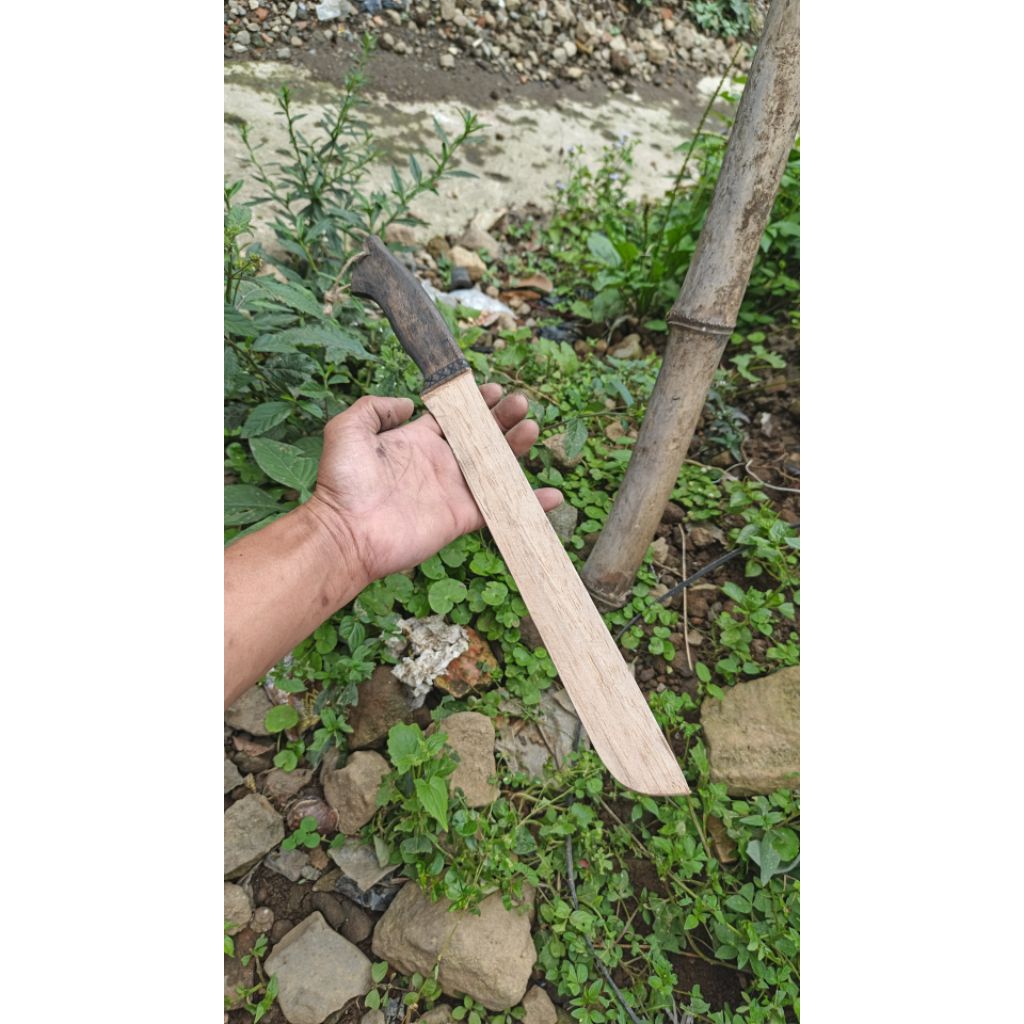 golok kayu ipsi mainan anak2 bahan kayu