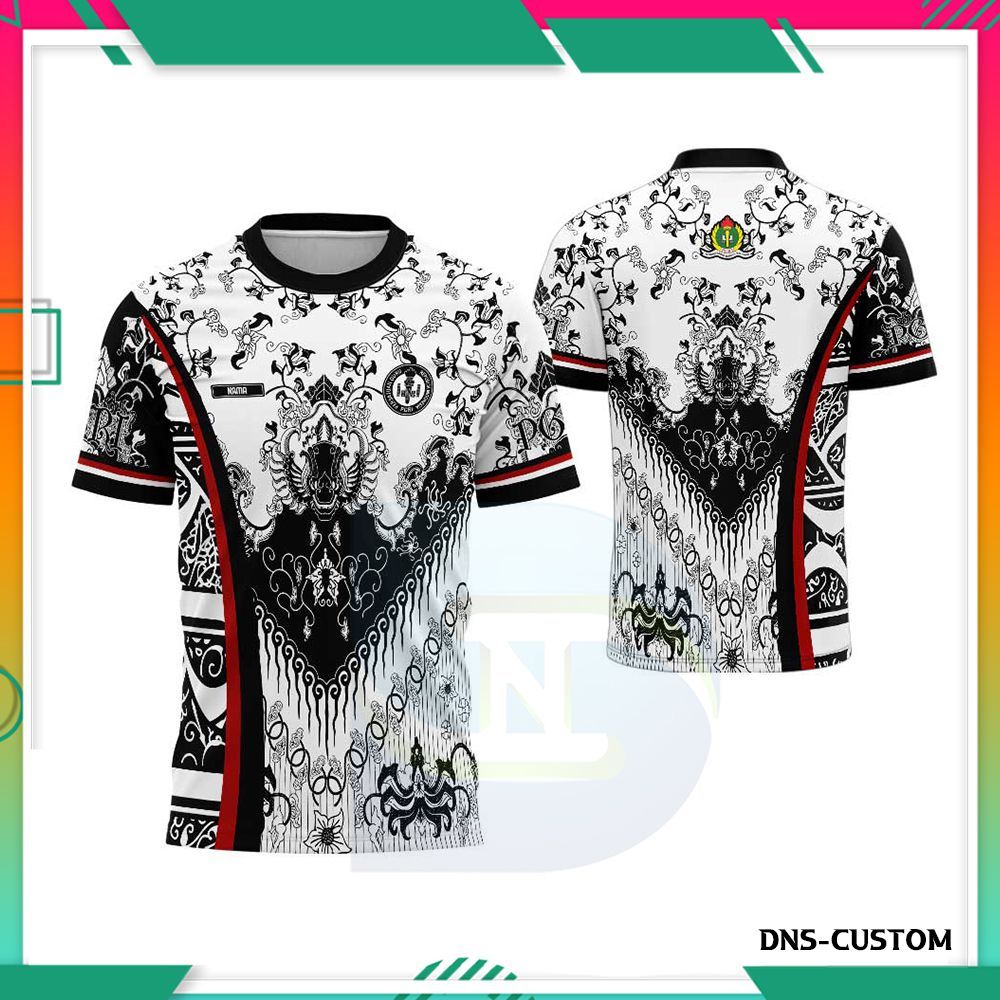 Kaos Jersey PGRI FullPrint / Baju Guru Olahraga PGRI Pria Lengan Pendek