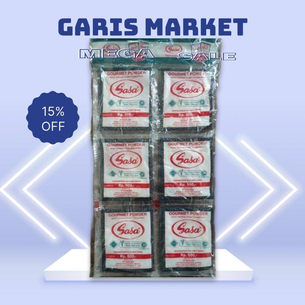 Sasa Micin 6gr 500 Rencengan Penyedap Rasa Alami