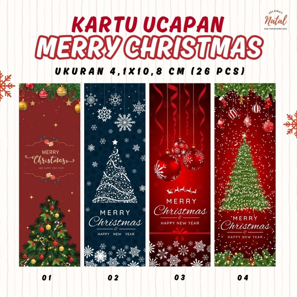 STIKER SEGEL KOTAK KARDUS PACKAGING TEMA  NATAL CHRISTMAS STIKER KUE KERING XMAS