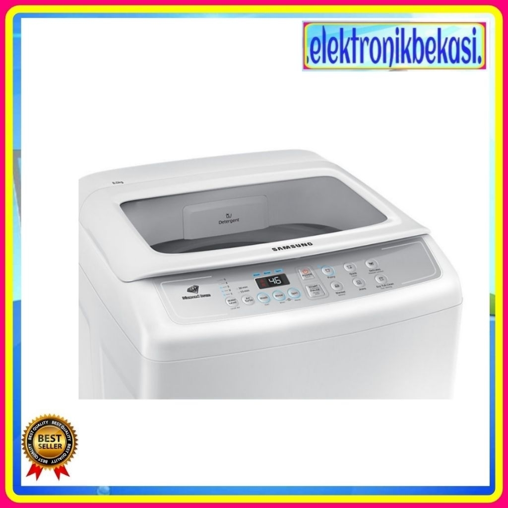MESIN CUCI SAMSUNG WA 80 H 4000 SW / MESIN CUCI SAMSUNG 1 TABUNG 8KG / SAMSUNG WA-80H4000SW