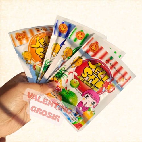 Permen Jelly Stik Sedotan /Jelly Stik Rio Aneka Buah 50 Bungkus / Halal