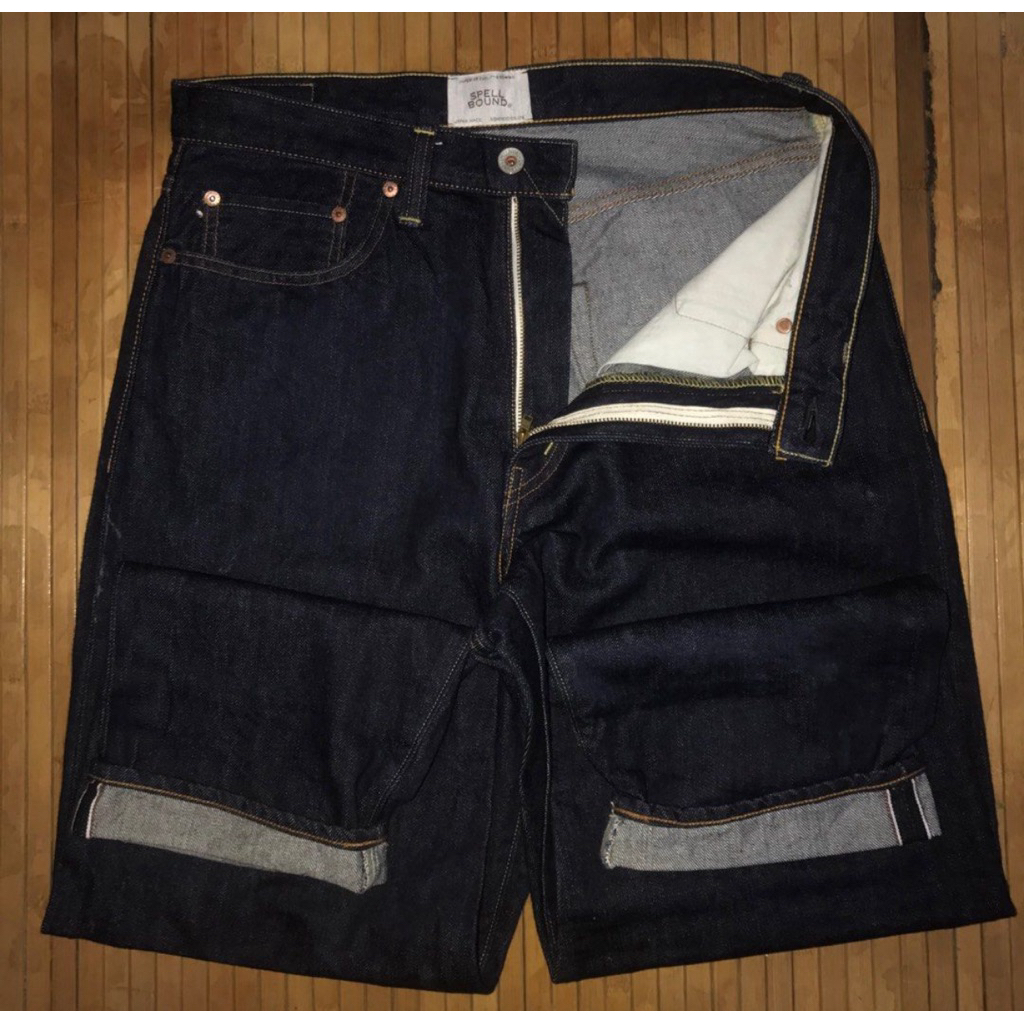 SPELLBOUND DEEP INDIGO RAW DENIM JAPAN SELVEDGE JEANS