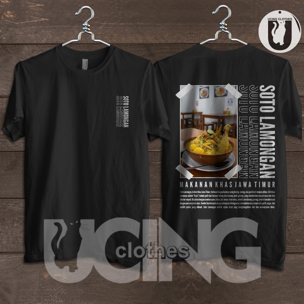 Kaos Baju Soto Lamongan Makanan Khas Jawa Timur Kaos Distro