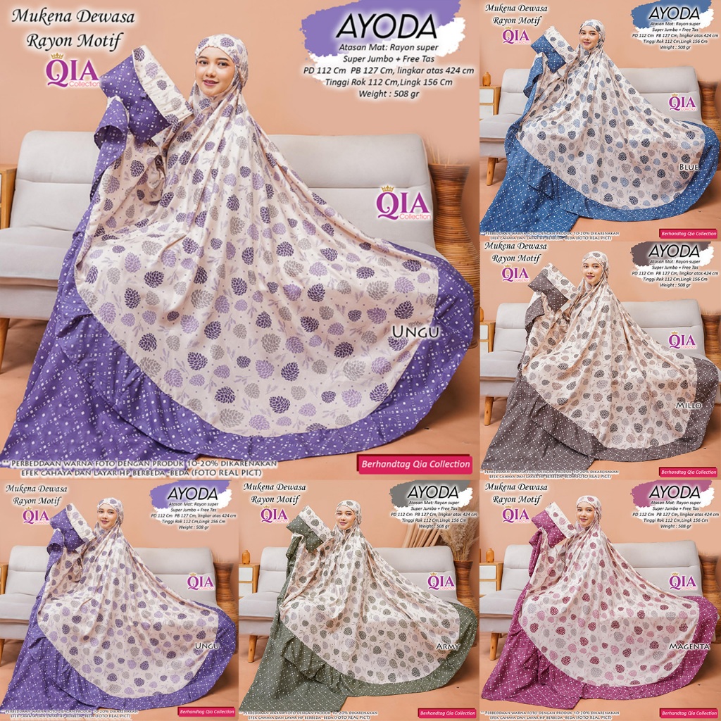 MUKENA RAYON MOTIF BY QIA COLLECTION