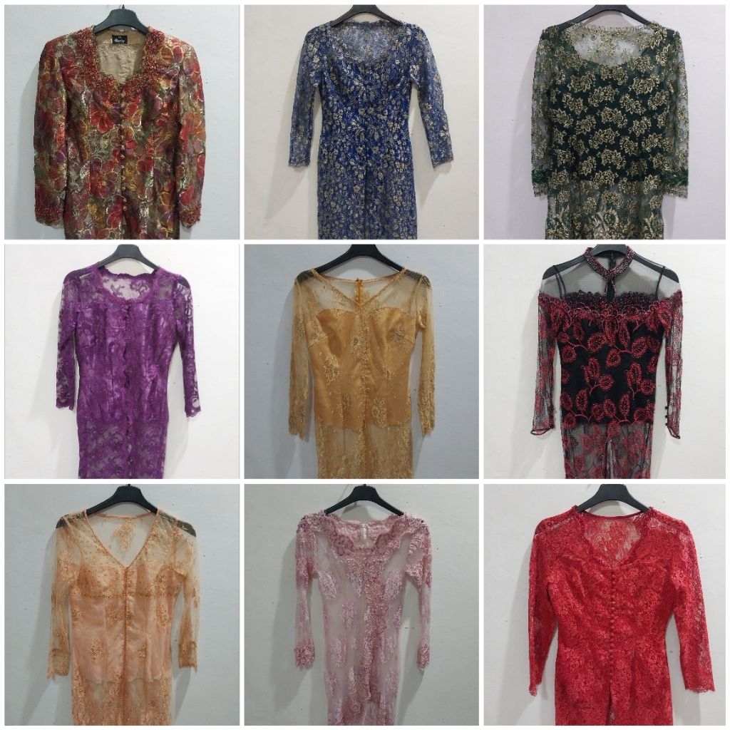 PL Preloved Kebaya Modern Resmi Kasual Payet