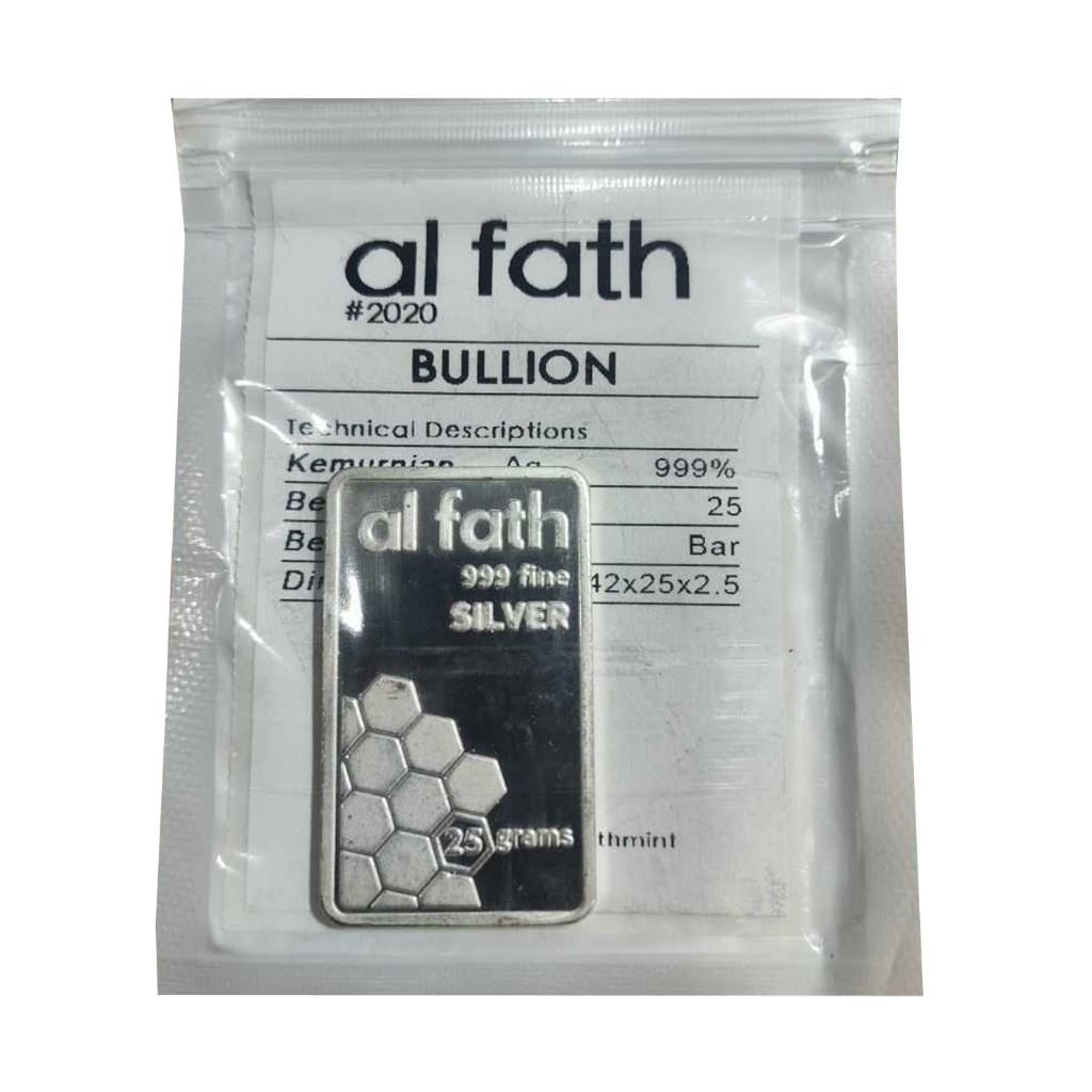 Perak Batangan Al-Fath Bullion 1g Mulia Fine Silver 999% LM