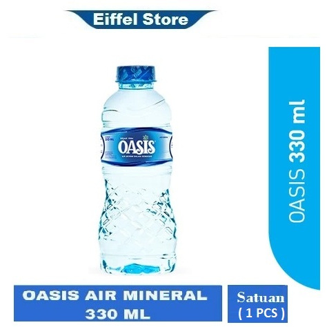 Air Mineral Oasis Botol Mini Pet - 330 ml / OASIS mini 330ml Satuan per pcs (OASIS 330 ml murah)