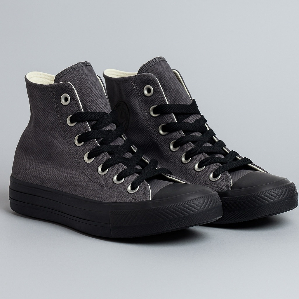 converse high dark grey
