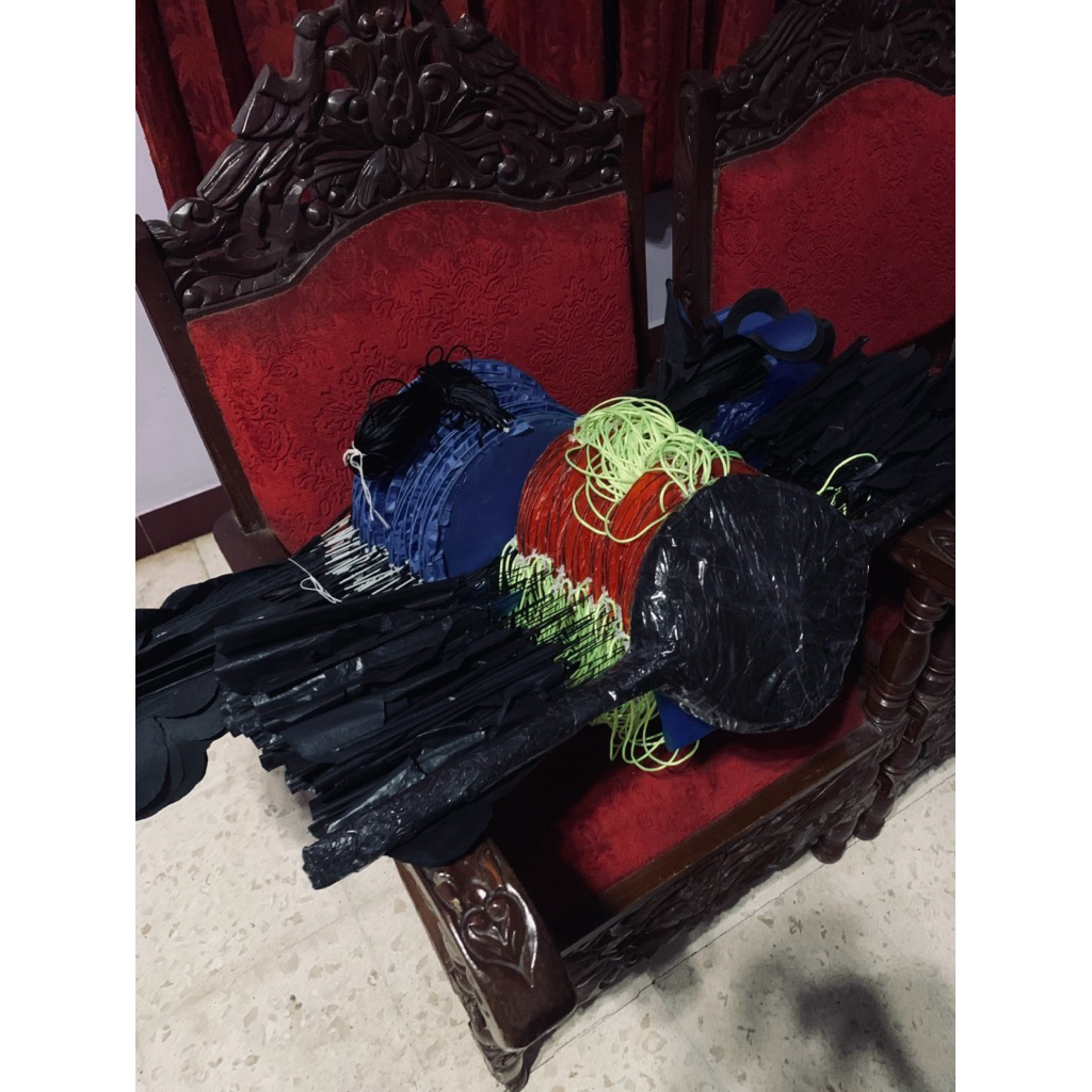 kepingan layangan naga bahan full fiber siap terbangg