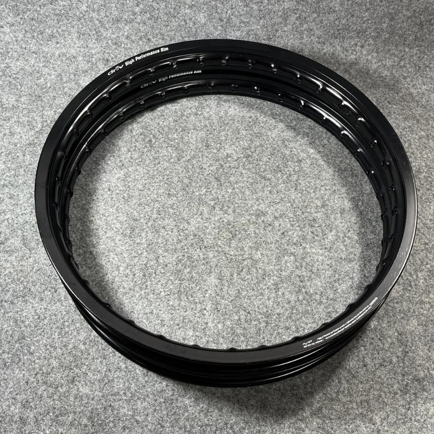 [ SEPASANG ] VELG ALLOY RIM DRIV W-SHAPE HITAM KILAT 140/140 RING 17 HARGA CUCI GUDANG