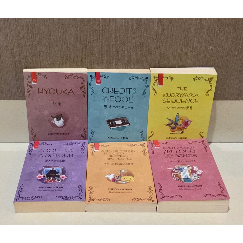 Novel Hyouka Set 1,2,3,4,5,6