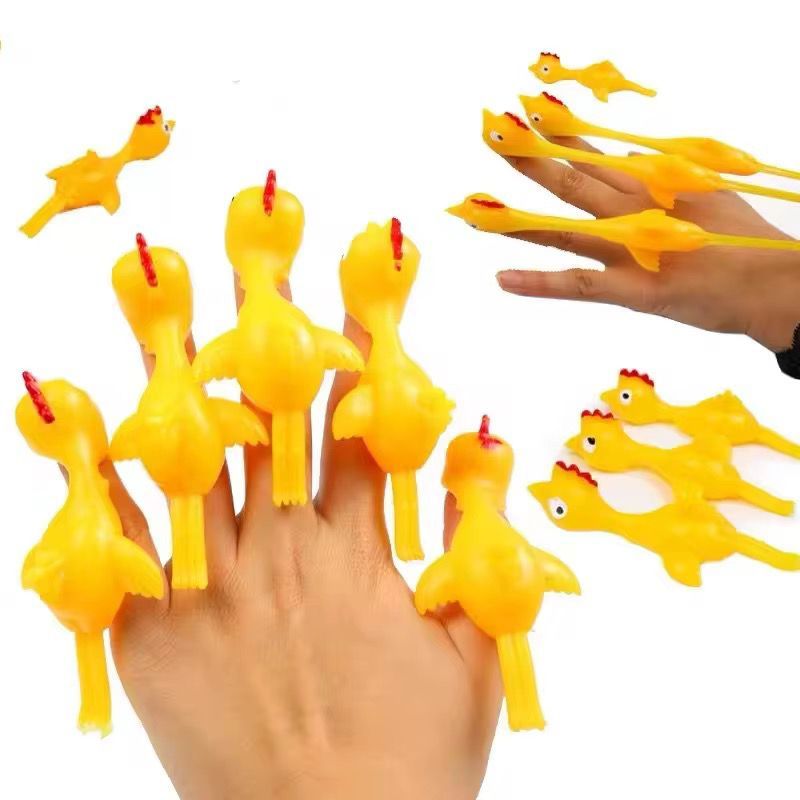 Mainan Ketapel Anak Ayam Mainan Tembak Ketapel Ayam Tempel Dinding Finger Toy