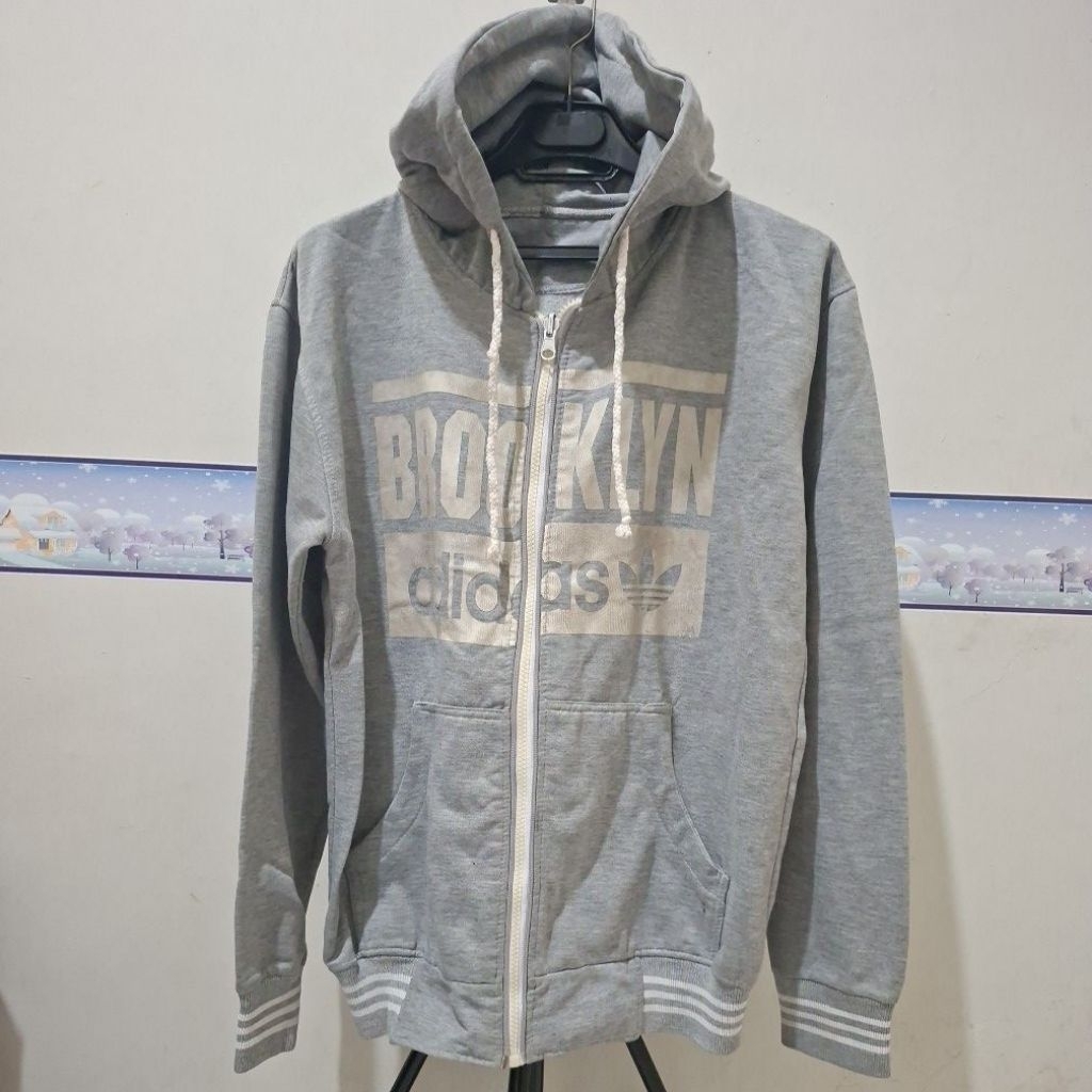 Zipper Hoddie Brooklyn Adidas (Preloved)
