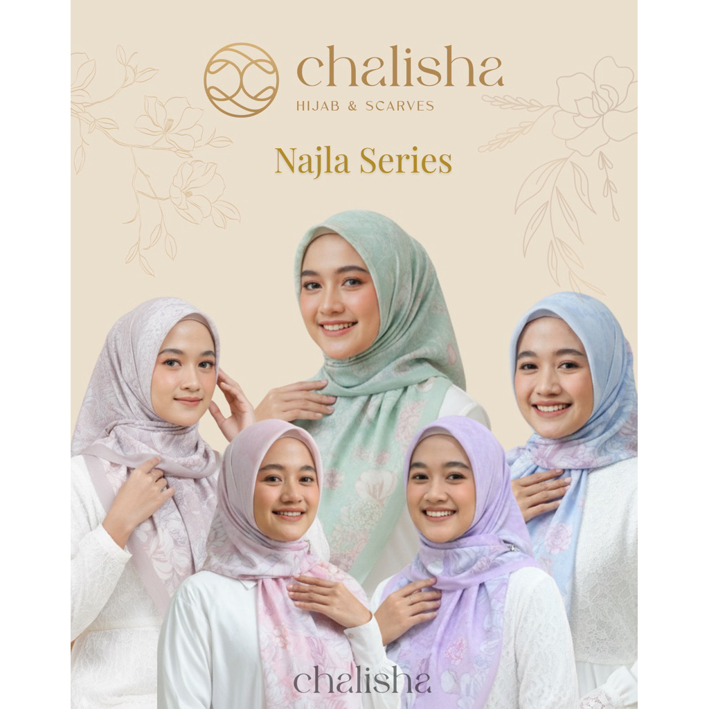 Chalisha Hijab Najla Square Series