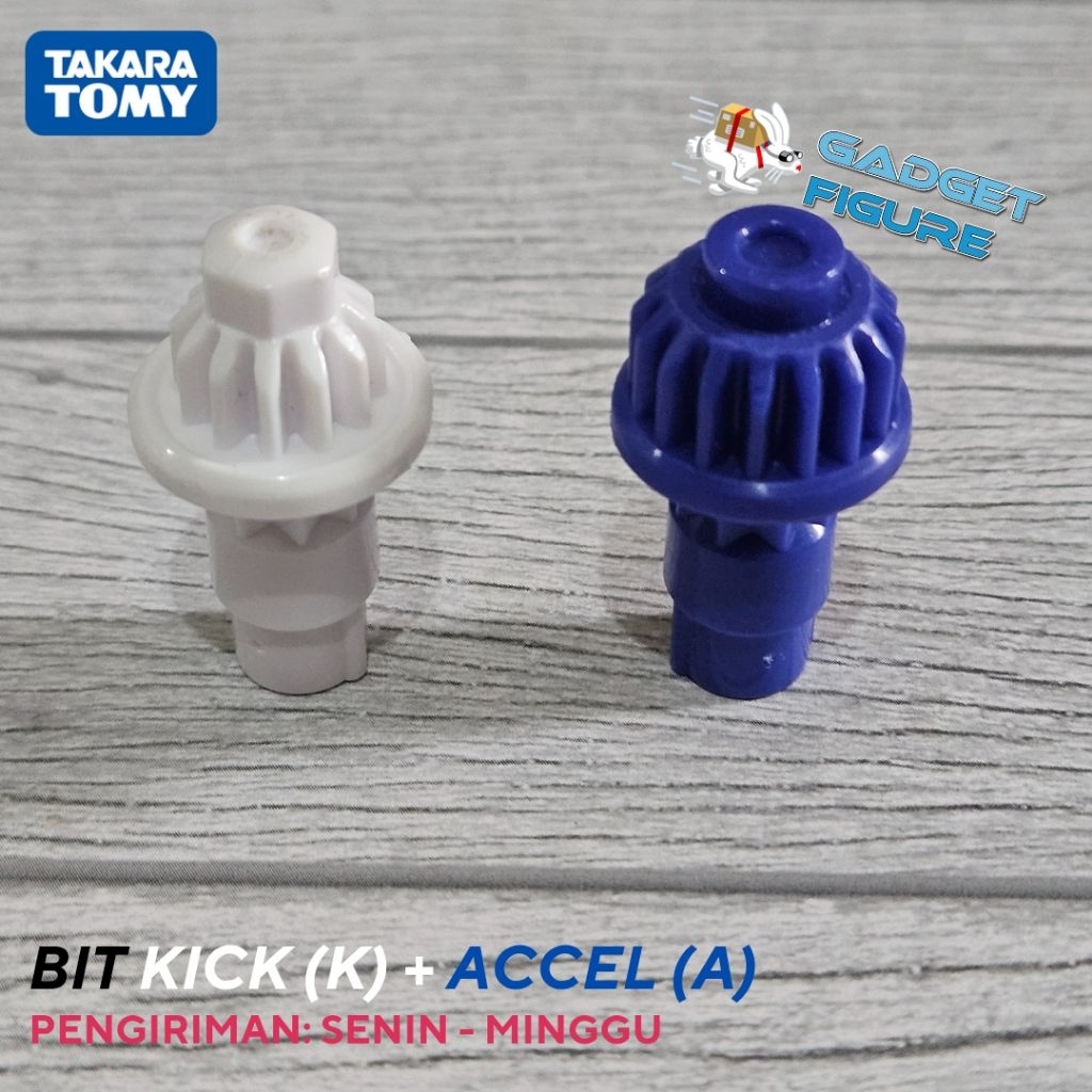 Beyblade X Bit Kick + Accel Second Takara Tomy Original