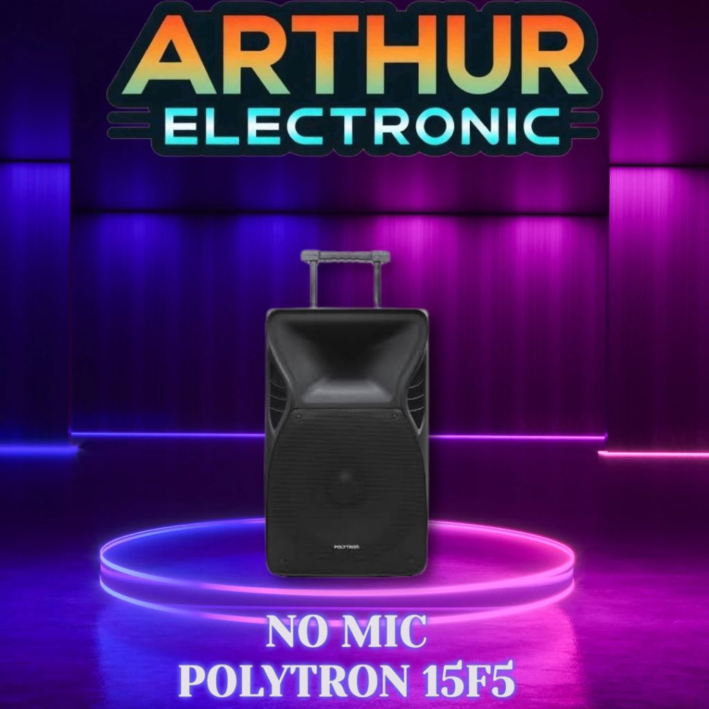 POLYTRON PASPRO 15F5 / PASPRO15F5 SPEAKER PORTABLE TANPA MIC