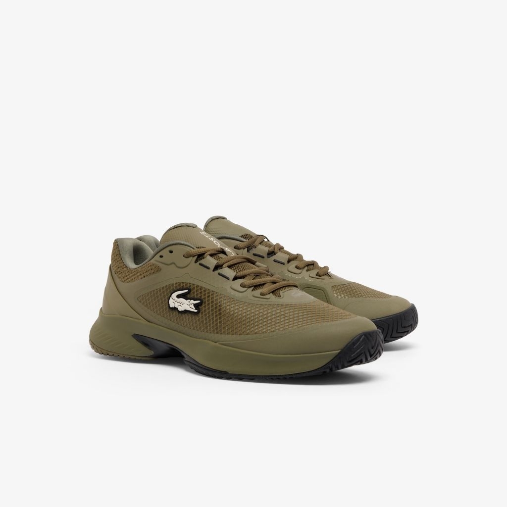 Lacoste Men's Tech Point Tennis Shoes Sepatu Tennis Pria - Green
