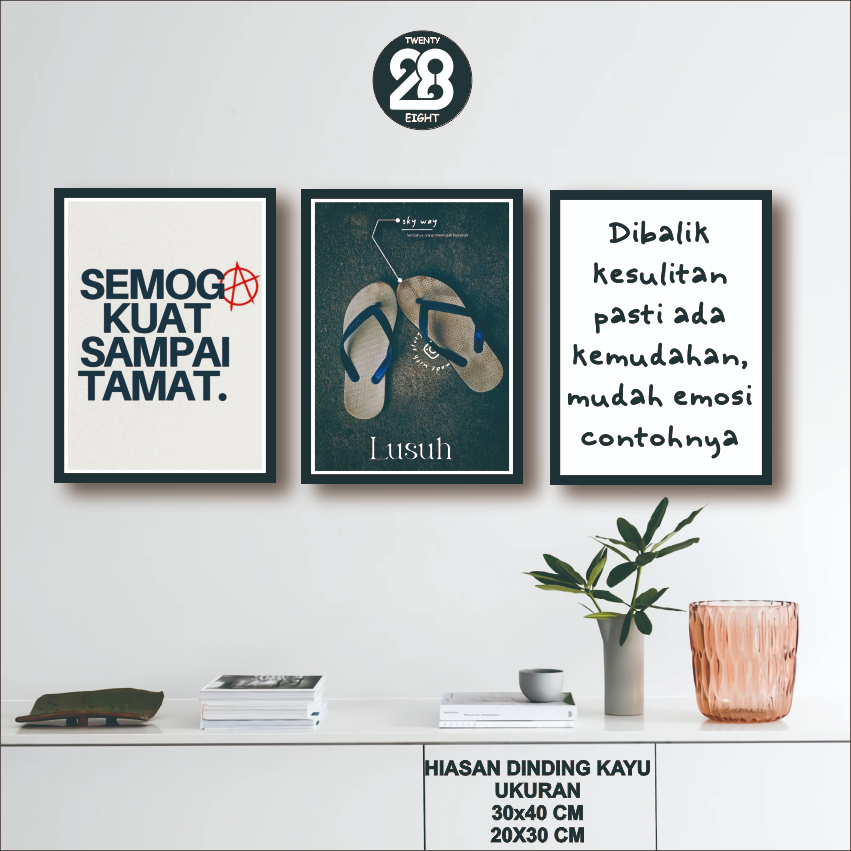 Hiasan dinding quotes aesthetic dekorasi dinding quotes lucu TE6