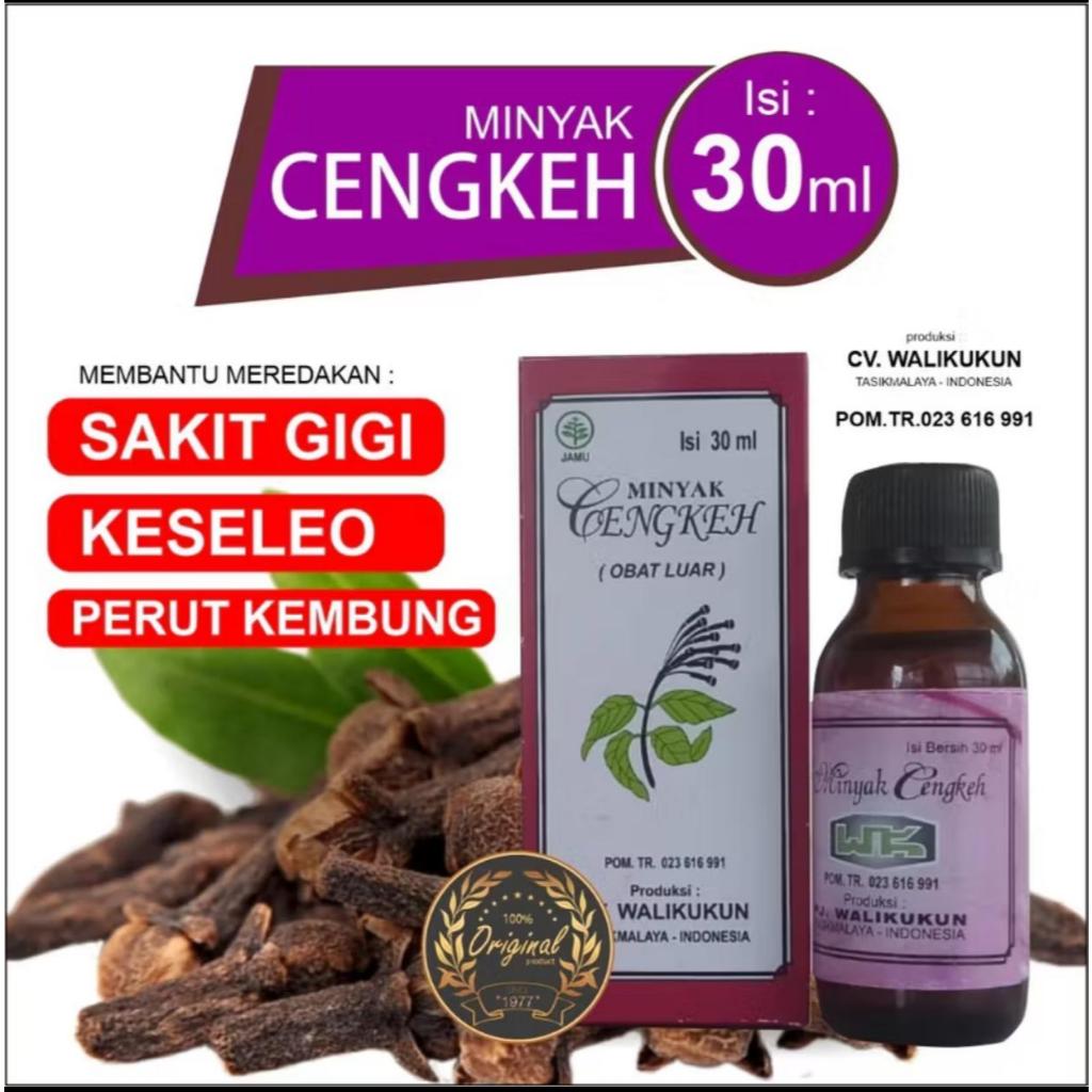 Minyak Cengkeh Walikukun Original 30 Ml | Minyak Cengkeh Herbal Walikukun | Minyak Cengkeh