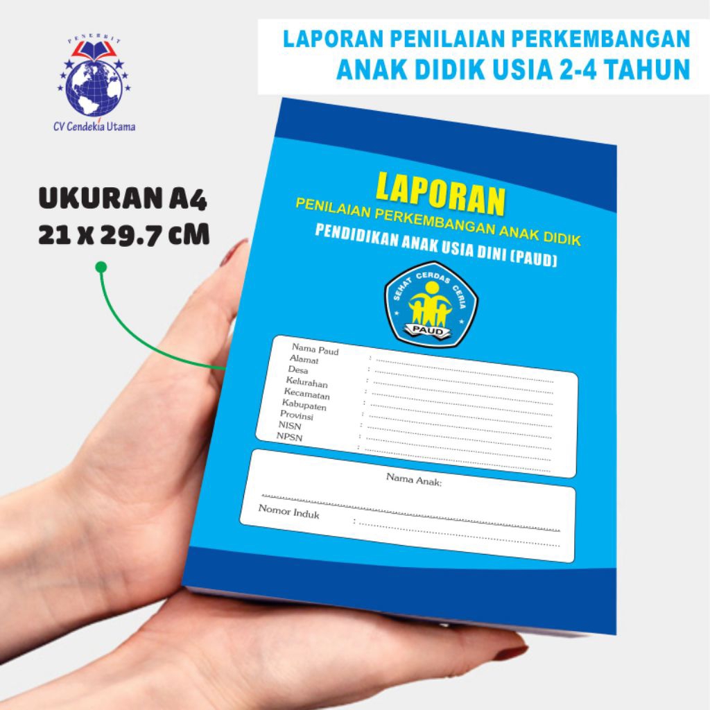 Raport Paud usia 2-4 th K13