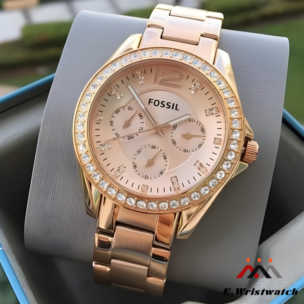 Jam Tangan Wanita Original Es 2811 Garansi