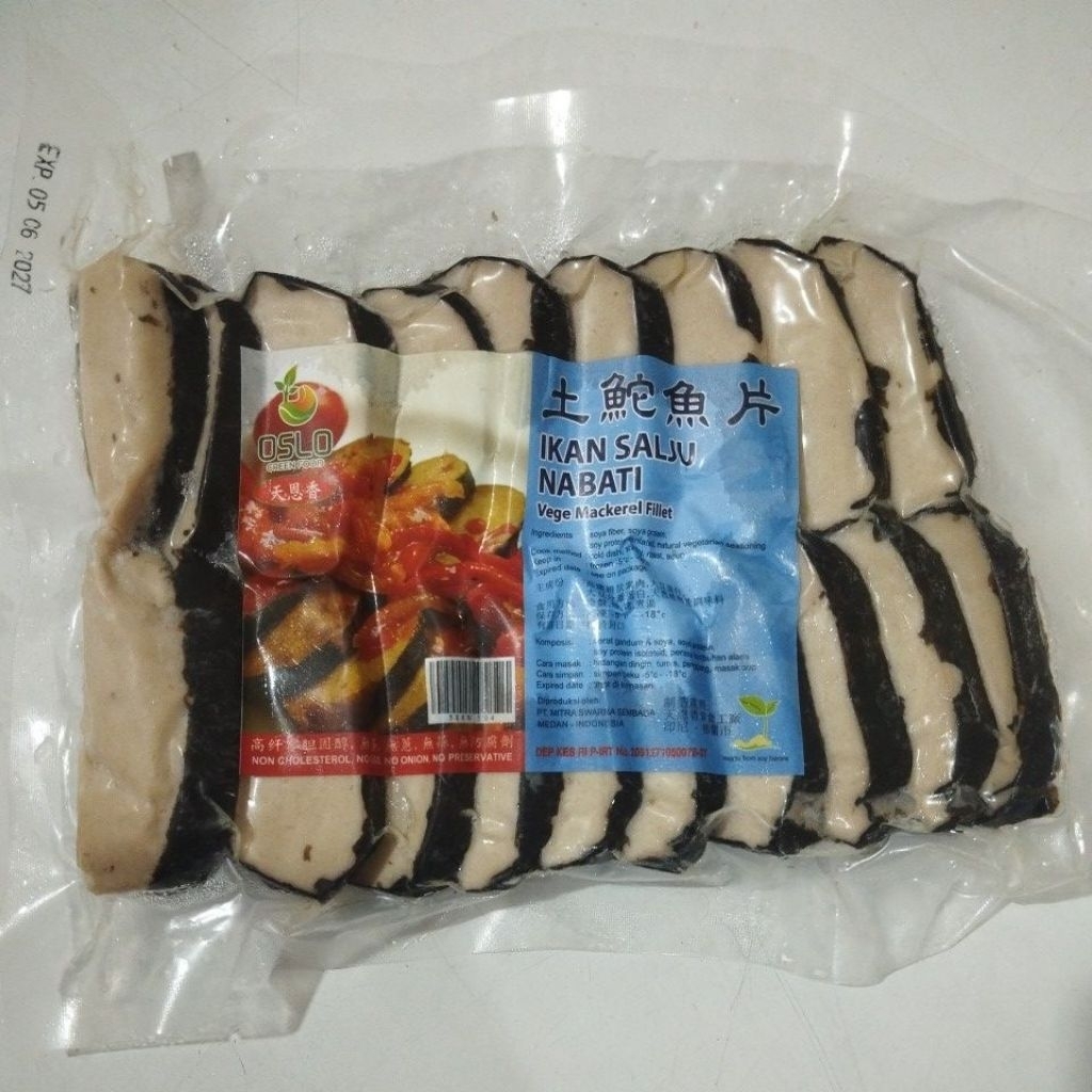 

(OSLO)Ikan Salju Nabati / vege mackerel fillet 350gr