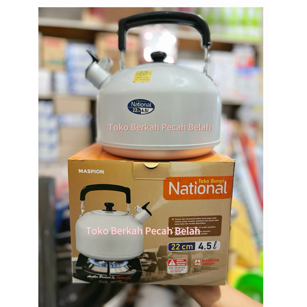 Teko Siul Maspion Pemasak Air Panas Ceret Bunyi Bunyi Aluminium Maspion National